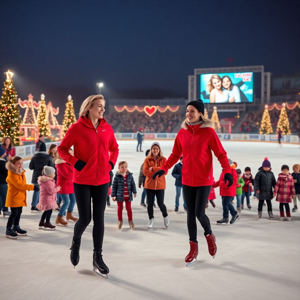 День святого Валентина на льду в Лужниках с Александрой Трусовой и Макаром Игнатовым