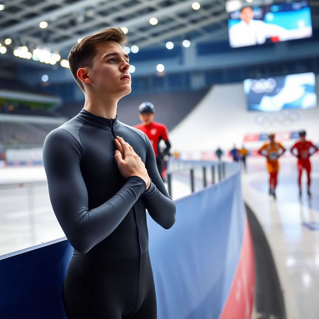 Русский шорт-трекист Посашков: молитва, падение и дисквалификация в Милане