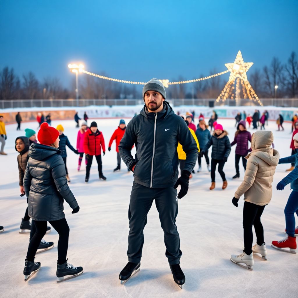 Даниил Глейхенгауз: мастер-класс по фигурному катанию в морозных Лужниках